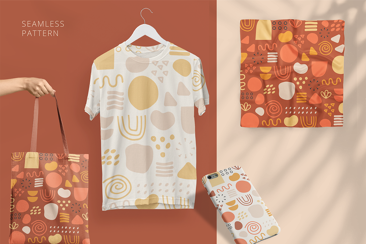 Abstract shapes - vector elements, a Pattern Graphic by Ninos Mandala (Photo 2 of 4)