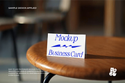 Business Card Mockup Set, a Books & Magazine Mockup by DOBE Studio (Thumbnail 5 of 9)