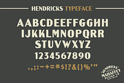 Hendricks - Old Time Sans, a Sans Serif Font by Mahaffey Design Co.  (Thumbnail 3 of 4)