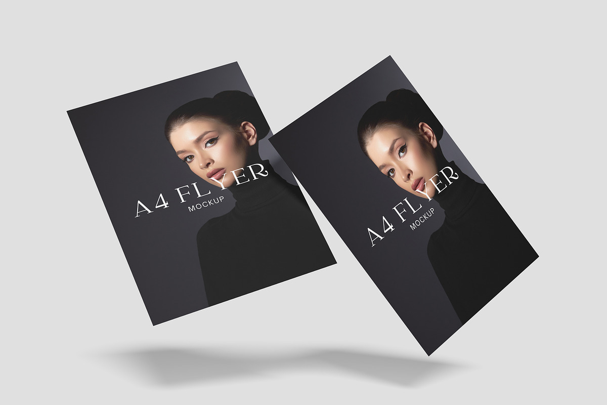 A4 Flyer Mockup, an Advertising Mockup by safrizalstudio (Photo 3 of 13)