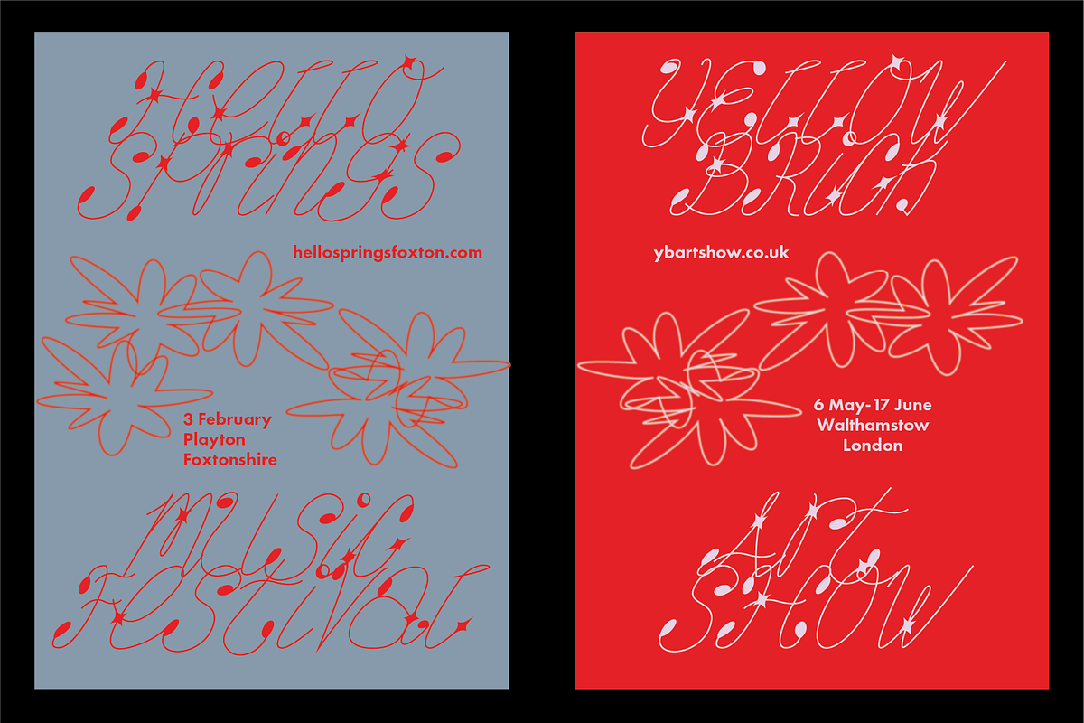 A modern cursive font for designers, a Script Font by Emma Make (Photo 2 of 9)