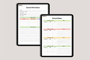2025 Back To School Digital Planner, a Stationery Template by Designmela01 (Thumbnail 6 of 10)