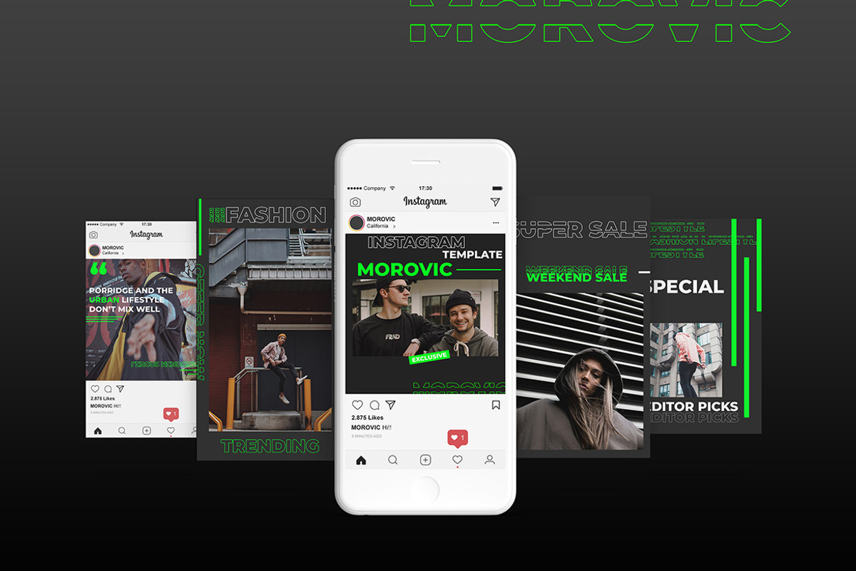 MOROVIC - Instagram Template, a Social Media Template by Analogous (Photo 5 of 6)
