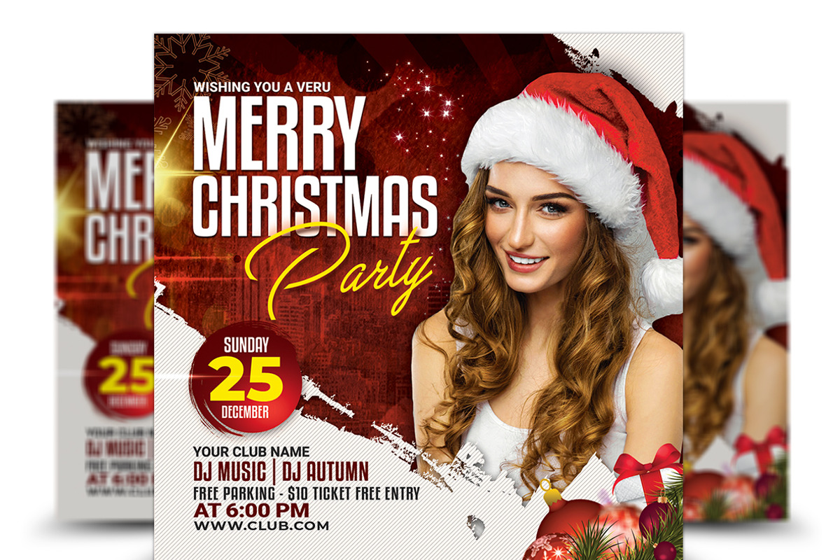 Christmas Flyer, a Flyer Template by AfzaalGraphics (Photo 1 of 2)