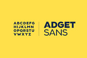 Adget Sans Geometric Family, a Sans Serif Font by Colt Type Co (Thumbnail 7 of 7)