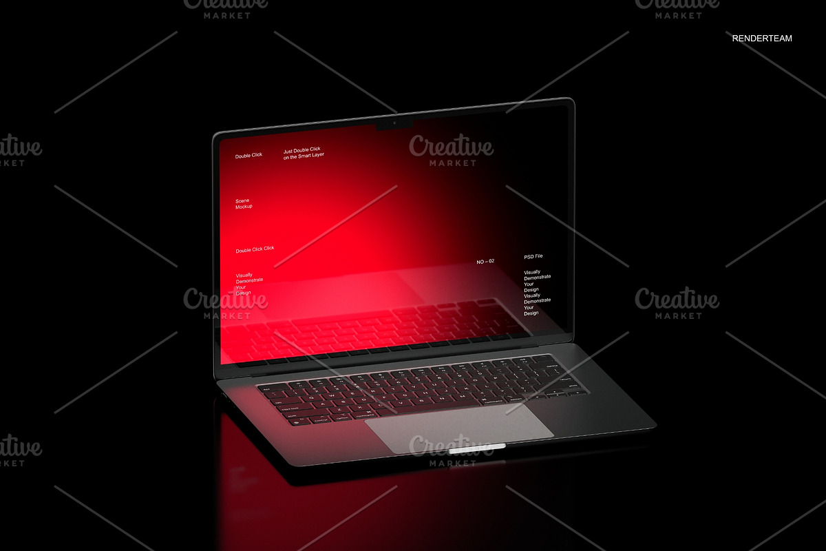 MacBook Air Mockup Set, a Mac Mockup by Renderteam (Photo 9 of 10)