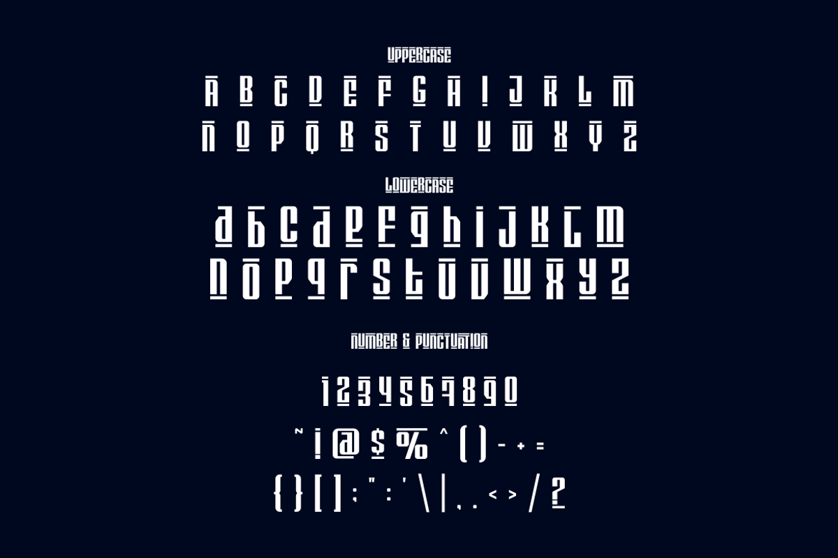 Digitron Futures Futuristic Font, a Font by PutraCetol Studio (Photo 5 of 5)