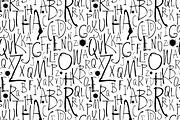 Brush Grungy Thin Font+pattern, a Pattern Graphic by VasilkovS (Thumbnail 2 of 5)