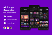 NovaWorks - AI Image Generator, an App Template by productype1 (Thumbnail 1 of 5)