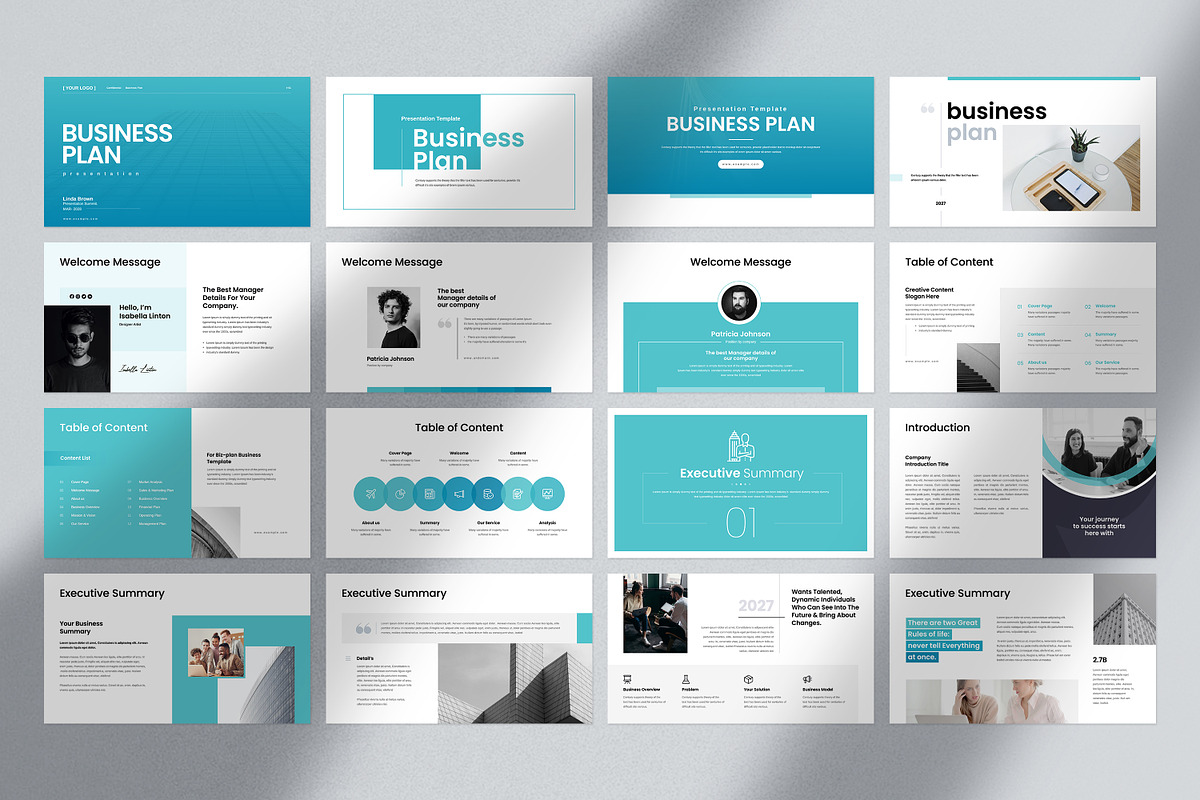Business Plan Presentation Template preview 7