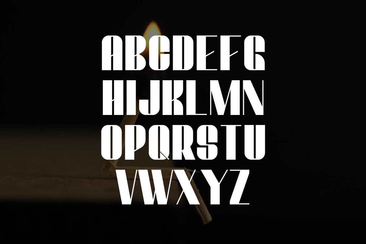 Thoulh Modern Display Font, a Sans Serif Font by Artiveko (Photo 2 of 8)