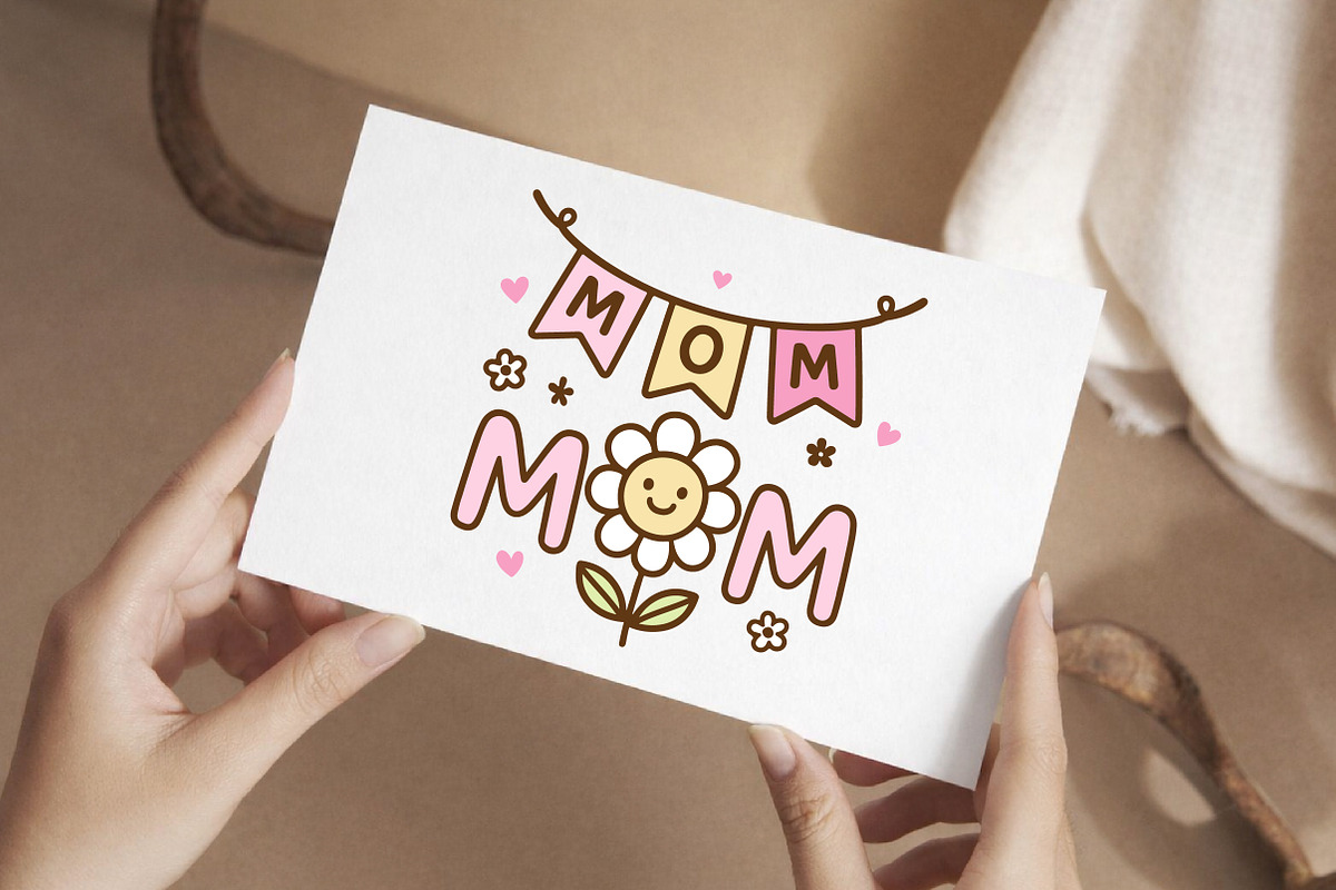 Cute Mom Banner SVG, an Object Graphic by Creative Art (Photo 5 of 6)