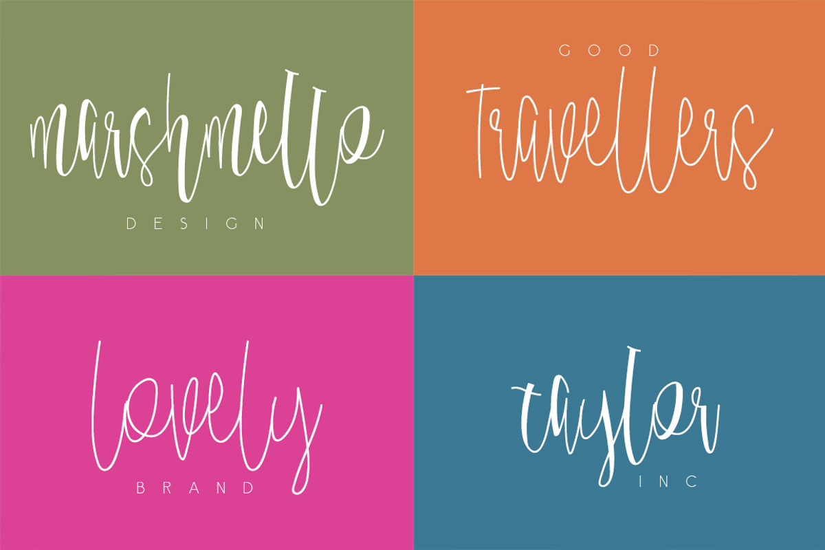 Malloy Font with Elements preview 6