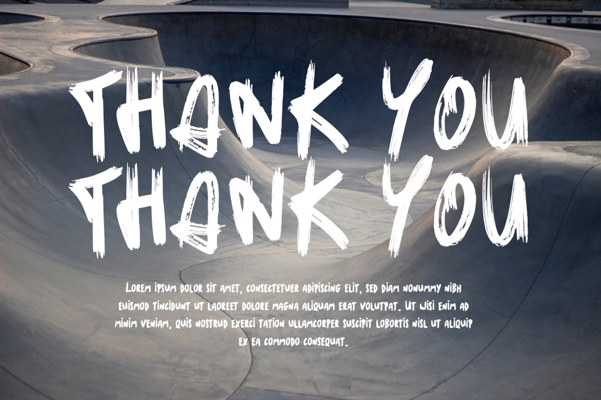 Warough - Paint Rough Font, a Handwritten Font by Dhabee (Photo 4 of 9)