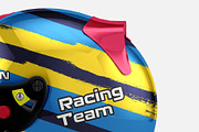 Helmet Mockup - 4 views, a Merchandise Mockup by Illusiongraphic (Thumbnail 12 of 18)