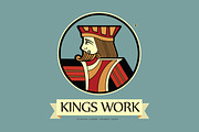 PLAYING CARDS KING LOGO, a Branding & Logo Template by Vectopus.com (Thumbnail 3 of 3)