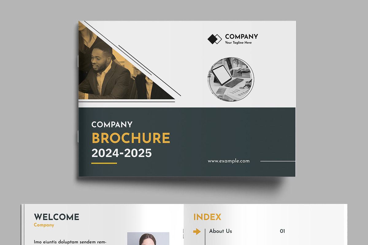 Corporate Company Brochure Design, a Brochure Template by MightyDesign (Photo 2 of 9)