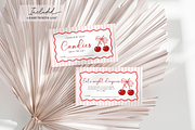 Cherry On Top Baby Shower Games, a Stationery Template by VeliusCreativeStudio (Thumbnail 4 of 6)