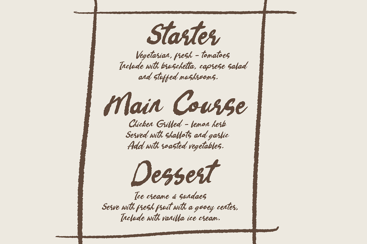 Diorline - Rough Handwritten Font, a Handwritten Font by Myn Type (Photo 7 of 14)