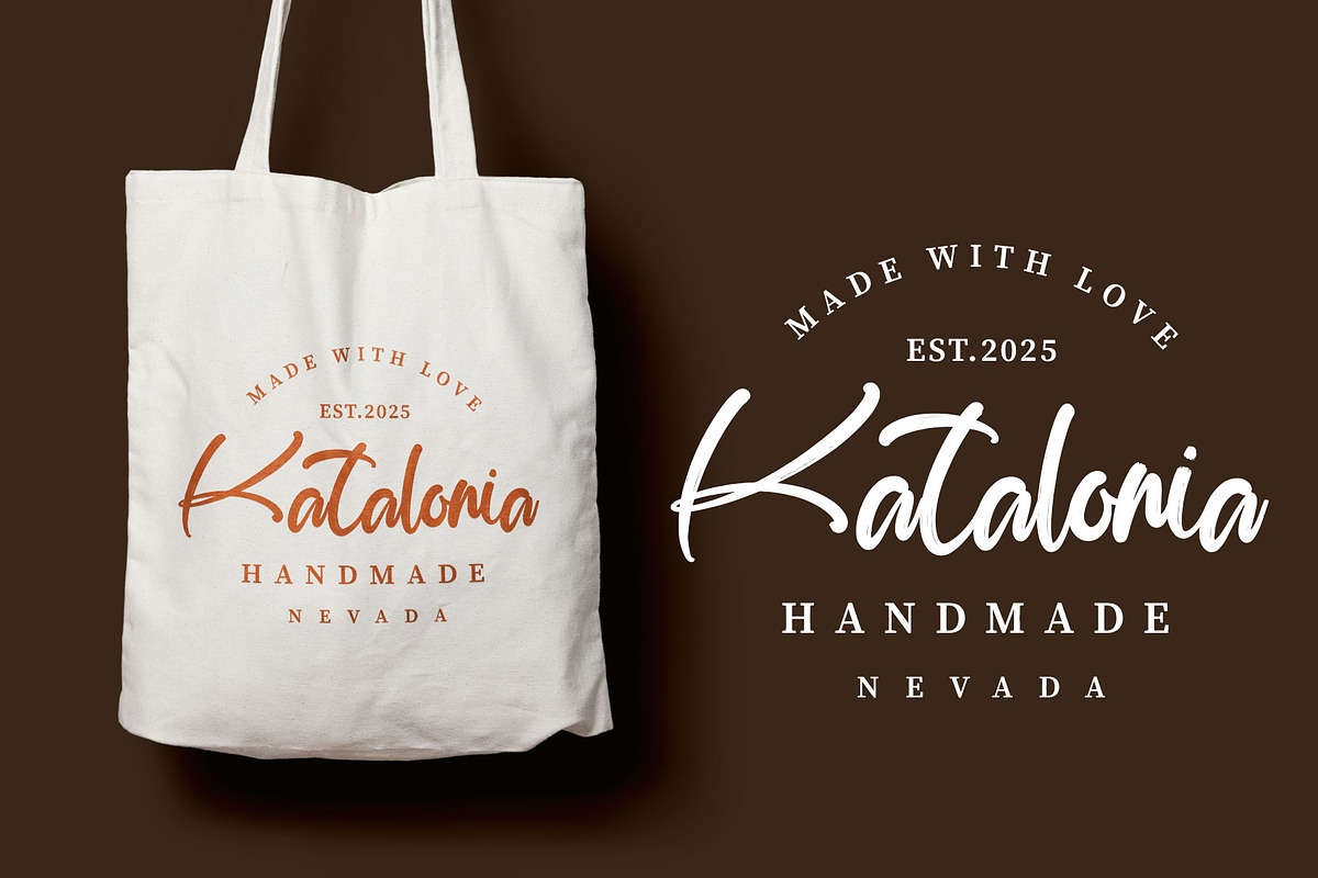 Halenkis Modern Brush Font, a Handwritten Font by RantautypeStudio (Photo 8 of 13)