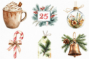 Aesthetic Christmas Clipart, an Illustration by Craft Nest (Thumbnail 4 of 6)