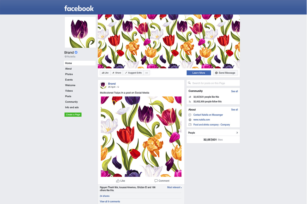 Colorful Tulips Seamless Pattern, a Pattern Graphic by MarynaPetrovska (Photo 14 of 16)