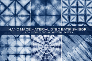 Shibori patterns, a Texture Graphic by vetre.antanaviciute