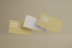 Business Card Mockup, an Advertising Mockup by Milka