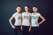 Women's T-shirts Mock-Up Vol 2, a Shirt Mockup by Freeman Studio (Thumbnail 9 of 17)