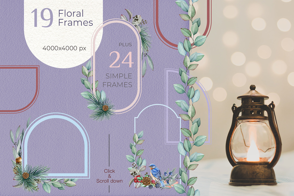 Winter Birds Watercolor Clipart, an Animal Illustration by AnitaPol (Photo 10 of 14)
