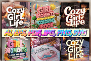 Cozy Girl Life A Cozy & Comfy Color, an Animal Illustration by Printable Design Store (Thumbnail 2 of 4)