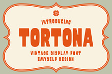 ED Tortona - Display font