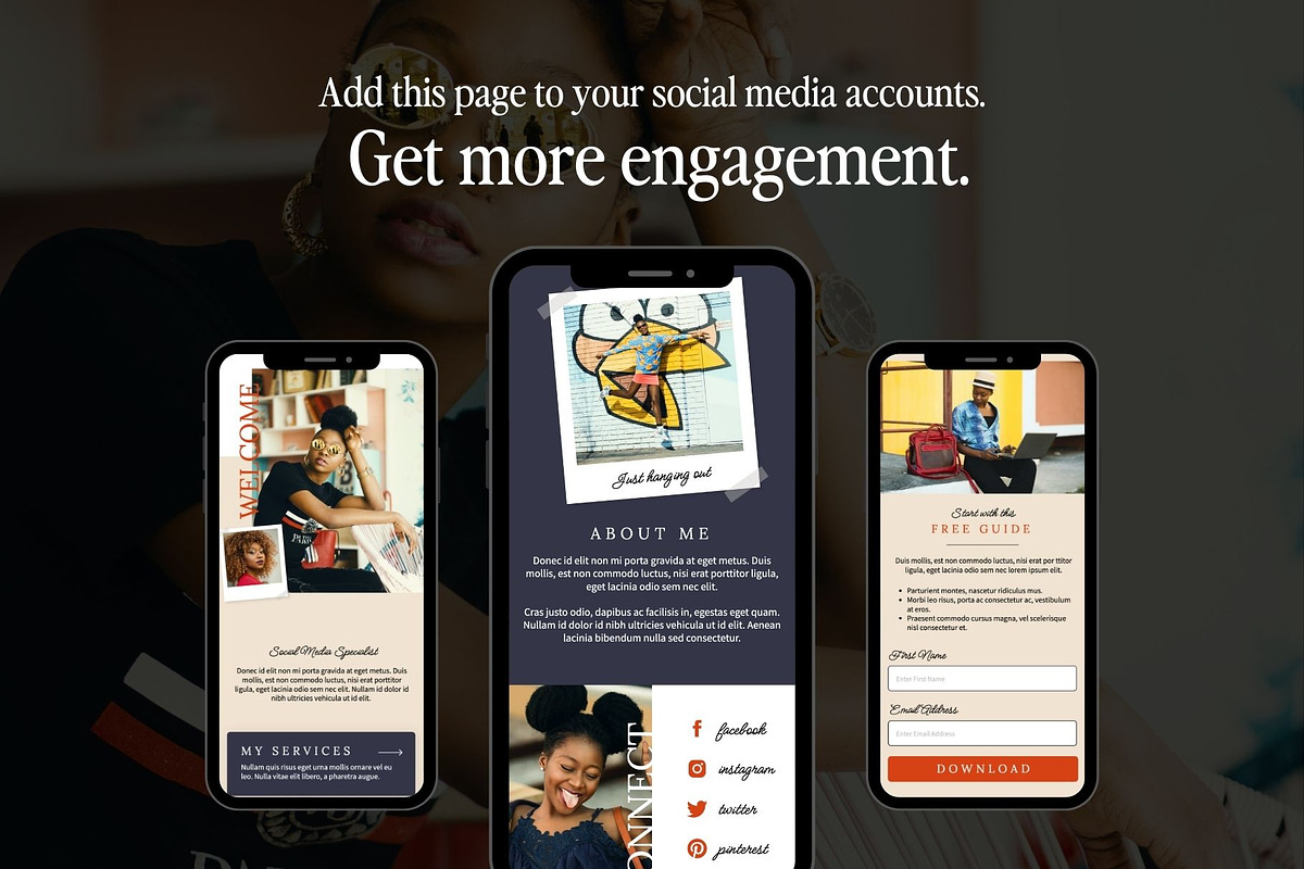 Showit Instagram Link in Bio, a Websites & App Template by Amanda Pena Design (Photo 3 of 7)