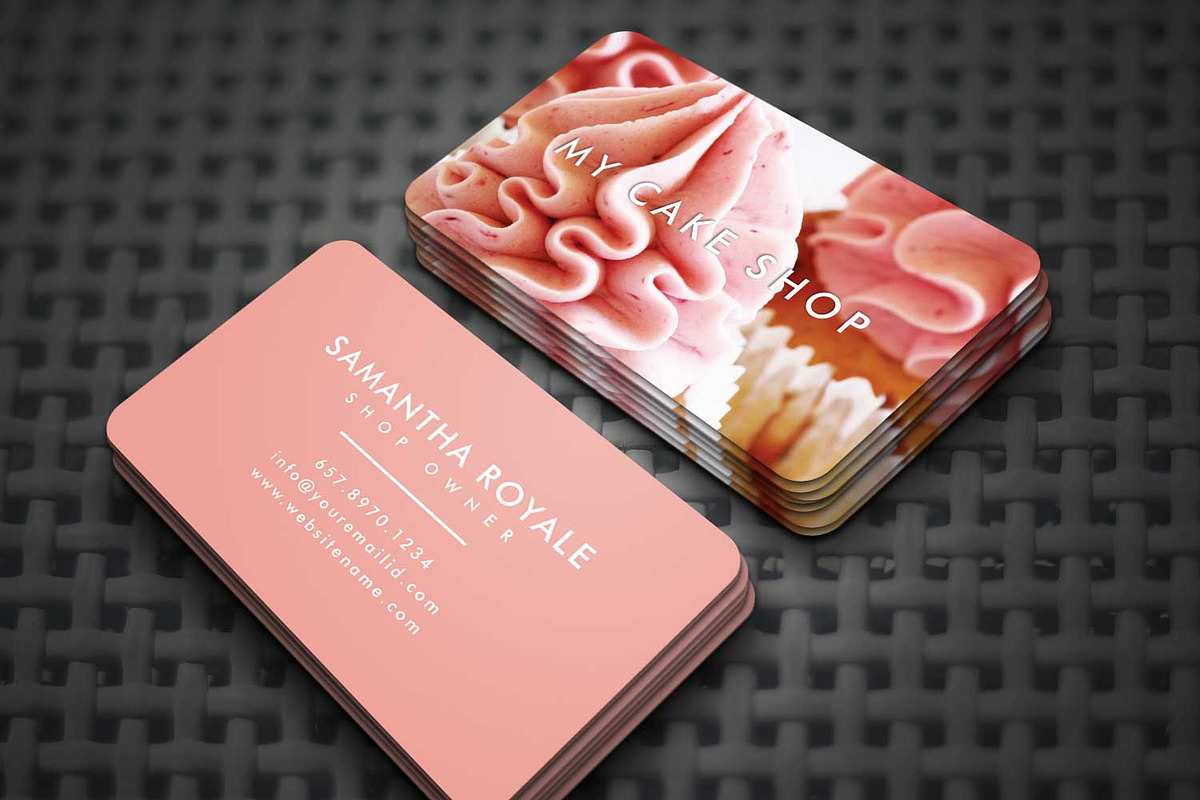 Cake or sweet shop beautiful card, a Business Card Template by Creative Designs (Photo 1 of 2)