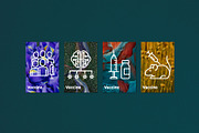 Vaccine | 16 Thin Line Icons, an Outline Icon by Alex Blogoodf (Thumbnail 12 of 15)