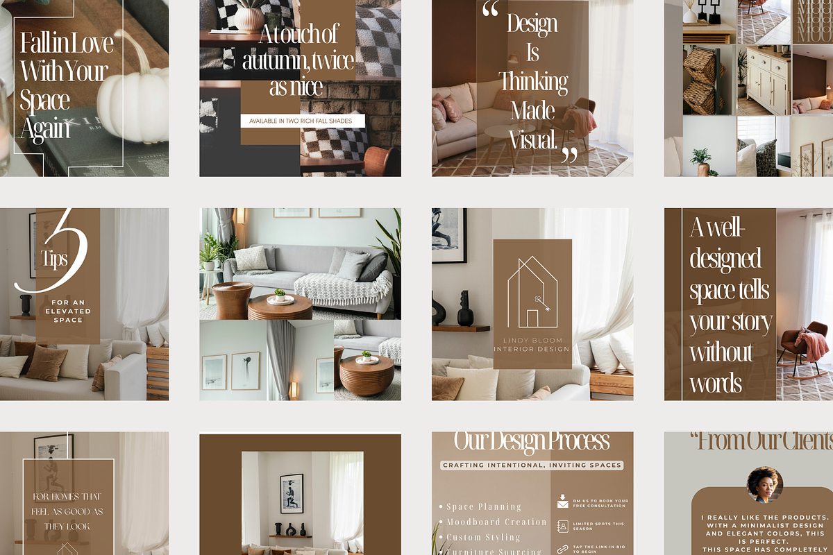 Interior Design Instagram Template preview 2