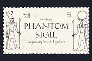 Phantom Sigil - Ancinet Serif, a Serif Font by HipFonts (Thumbnail 1 of 8)