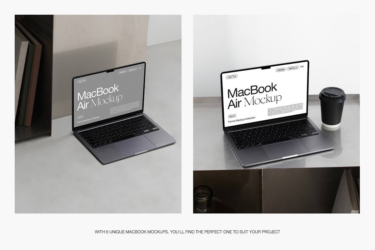 MacBook Air Mockups PSD, a Mac Mockup by Feel This (Photo 4 of 6)