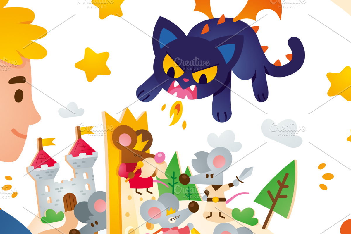 Fantasy Children Book Illustration, an Animal Illustration by Manudesign (Photo 3 of 3)