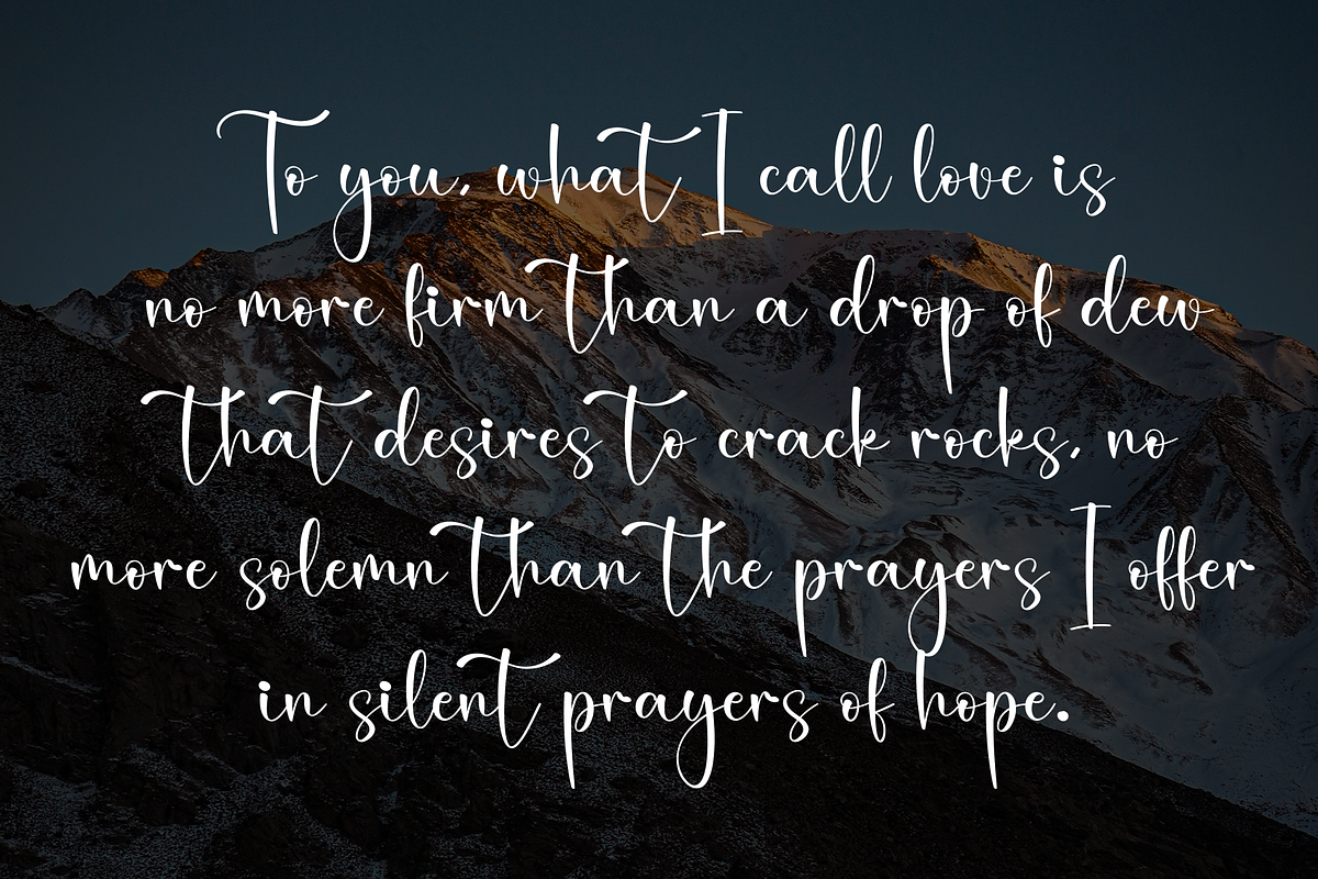 Starnight | Script Font, a Handwritten Font by Scratchones (Photo 6 of 8)
