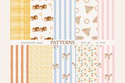 Nursery Toys Clipart & Patterns, a Pattern Graphic by NatalieArtsDenysenko (Thumbnail 3 of 9)