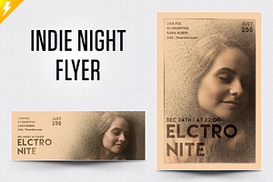 Indie Night Flyer