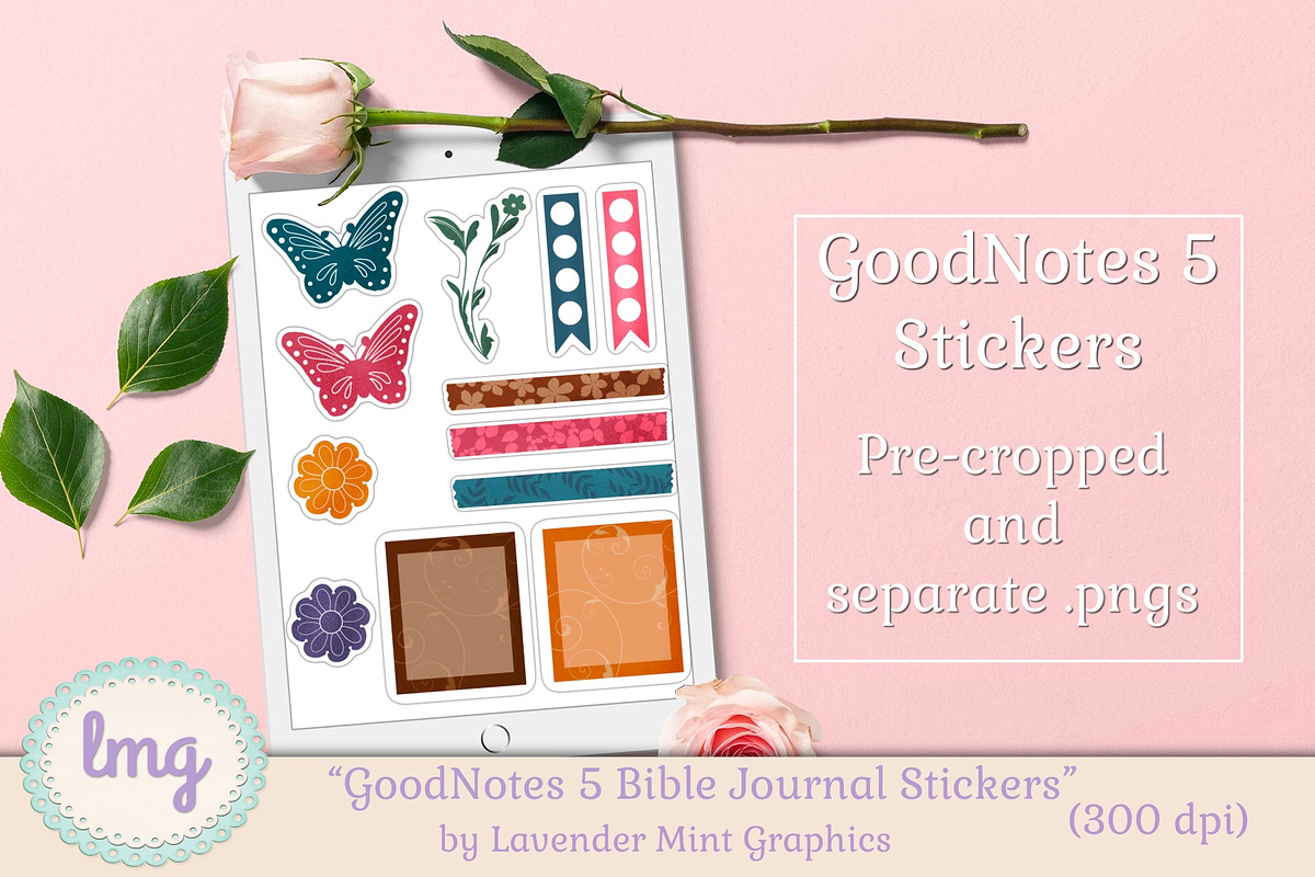 Goodnotes Bible Journal Stickers, an Illustration by Lavender Mint Graphics (Photo 5 of 5)