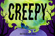 Creepy Fonts, a Font by Fox7 By Rattana (Thumbnail 1 of 6)