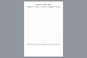 Symptom Tracker Self Care Planner, a Stationery Template by shahsoft (Thumbnail 2 of 4)