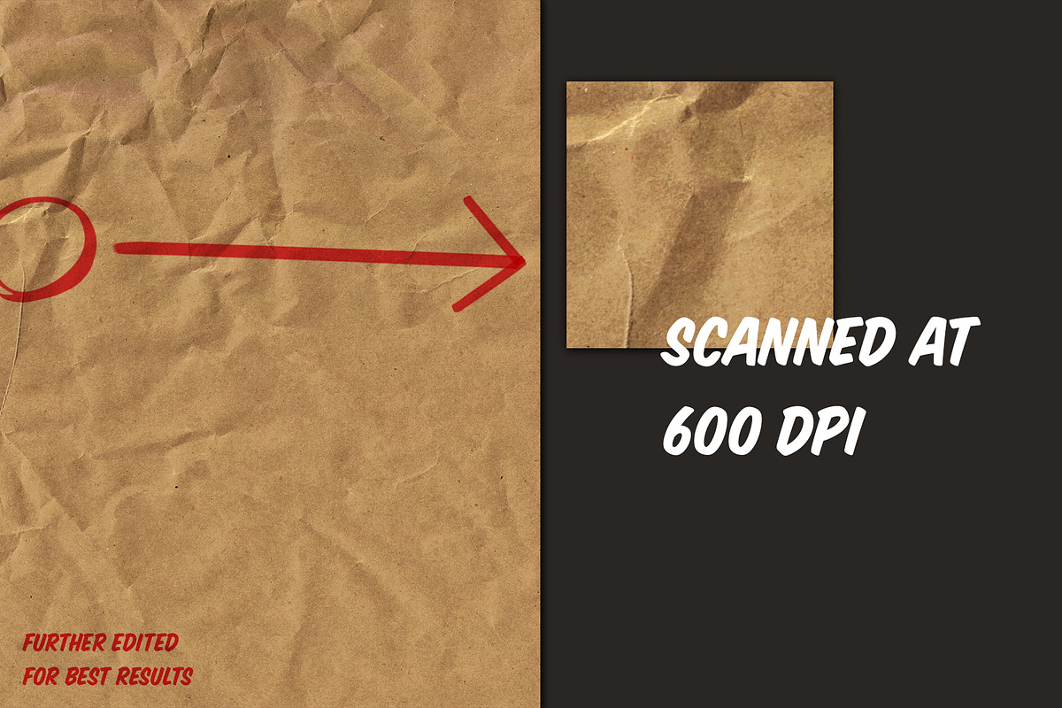 Wrinkled Kraft Paper Backgrounds, a Texture Graphic by The Fake PNG (Photo 3 of 6)