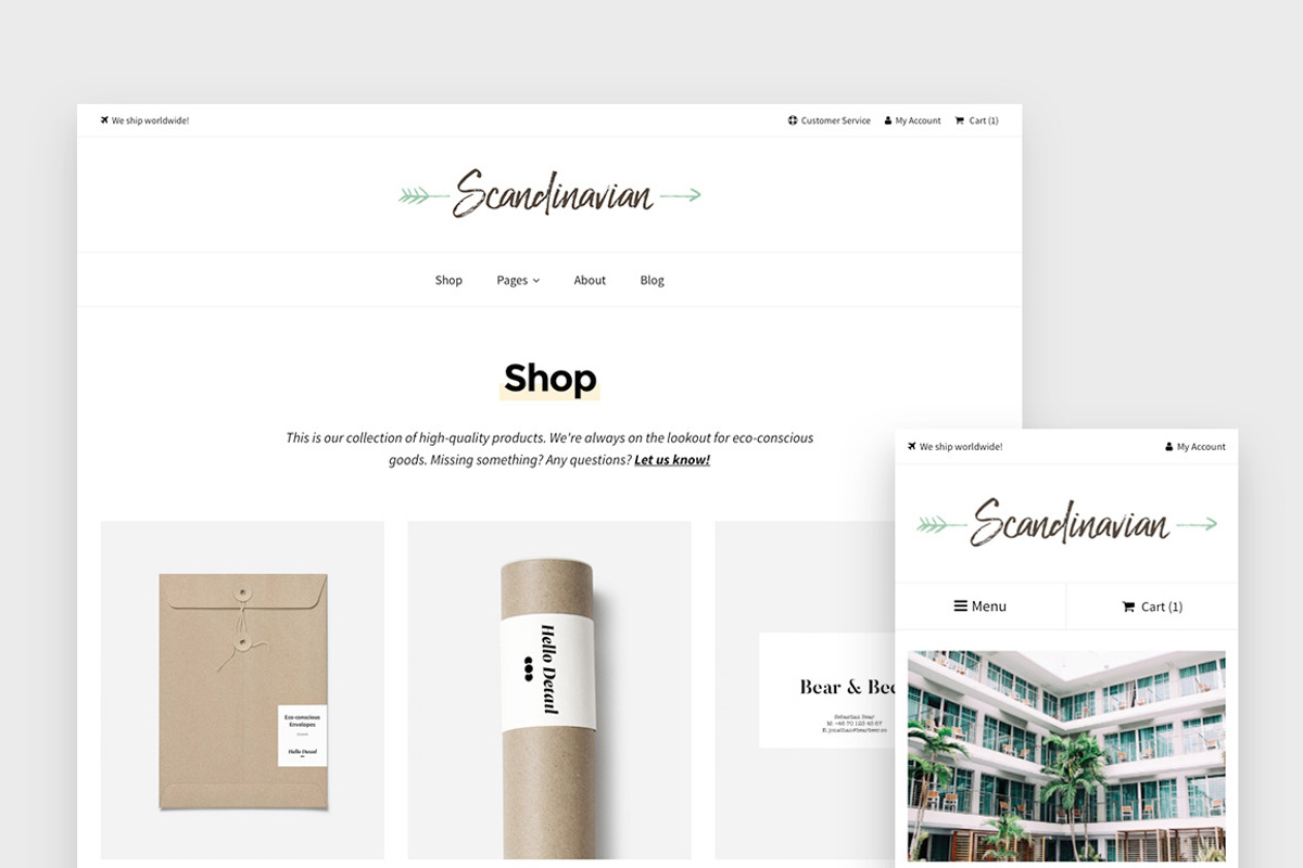 Scandinavian - Minimal WP Shop Theme, a WordPress Template by Hello Detail (Photo 1 of 5)