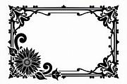 8 Lotus Floral Frame Bundle, an Illustration by Designs_River (Thumbnail 6 of 9)