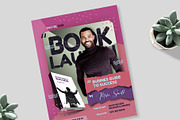 Book Launch Flyer Template, a Flyer Template by Satgur Graphic Design (Thumbnail 4 of 7)