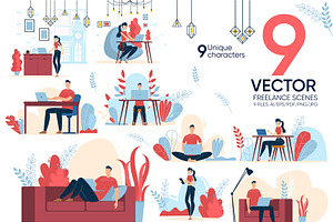 Freelance Vector Scenes